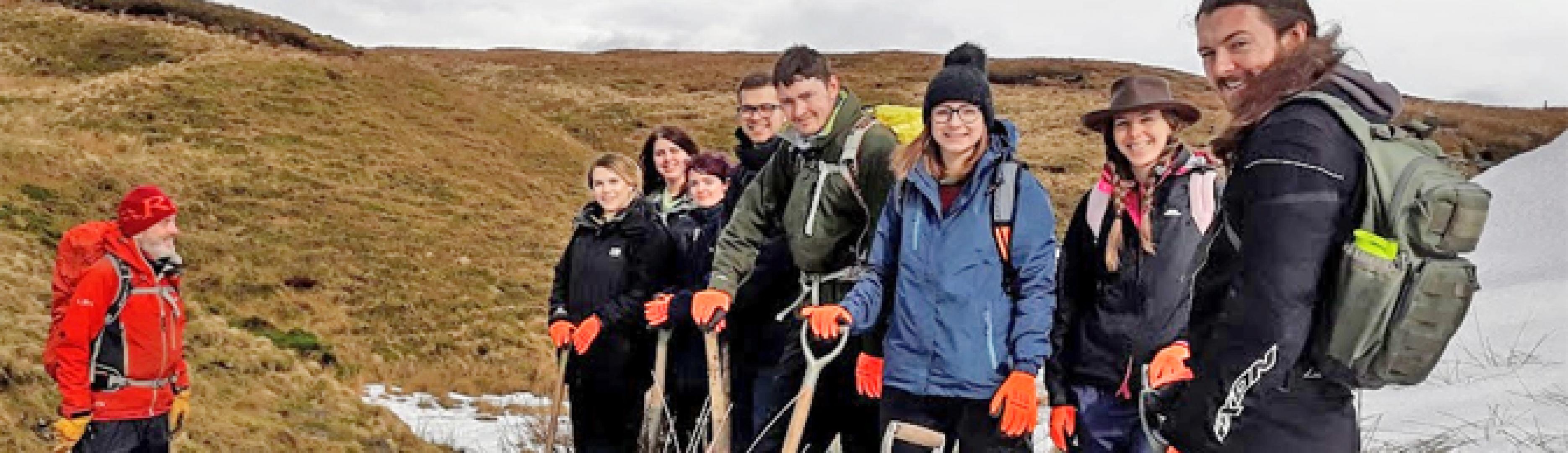 Contours Charity Work in the Peak District wilds