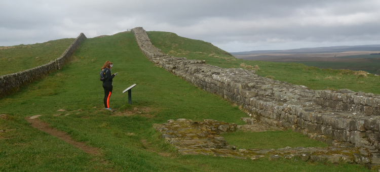 Out running Hadrian's Wall Path