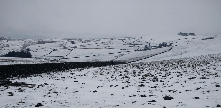 Snow over Malham