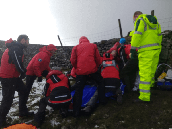 In the Middle of a Mountain Rescue